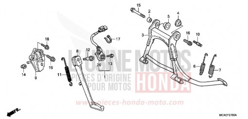 BEQUILLE GL1800F de 2015